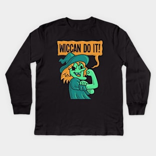 Wiccan Do It Kids Long Sleeve T-Shirt